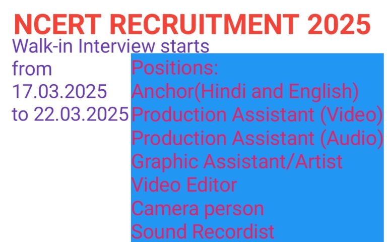 NCERT_Recruitment_2025